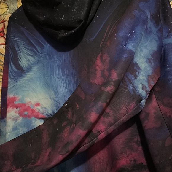 Wolf Galaxy Hoodie - Picture 4 of 5